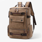 Ruime rugzak in vintage stijl met laptopvak