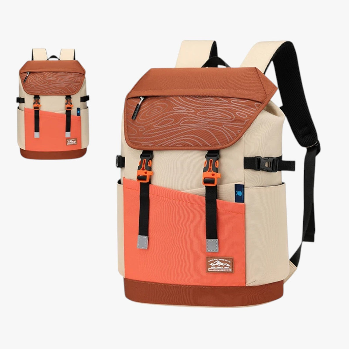 Compact 40L Cabin-Friendly Travel Backpack with Laptop Space