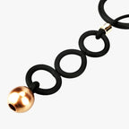 Adjustable Necklace with Large Pearl Pendants