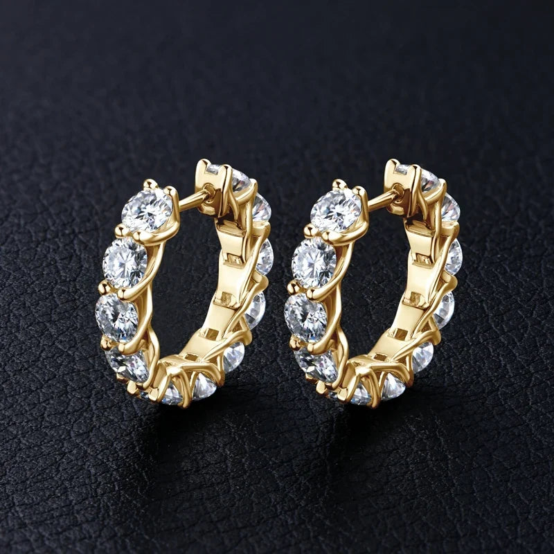 Spark Earrings in Two Tones