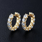 Spark Earrings in Two Tones