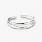 Two-Layer C-Shaped Bracelet, Adjustable