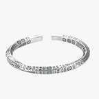 Armband van 925 zilver met möbiusdraai