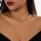 Gladde draadchoker in goudkleur
