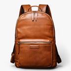 Spacious Premium Genuine Leather Laptop Backpack
