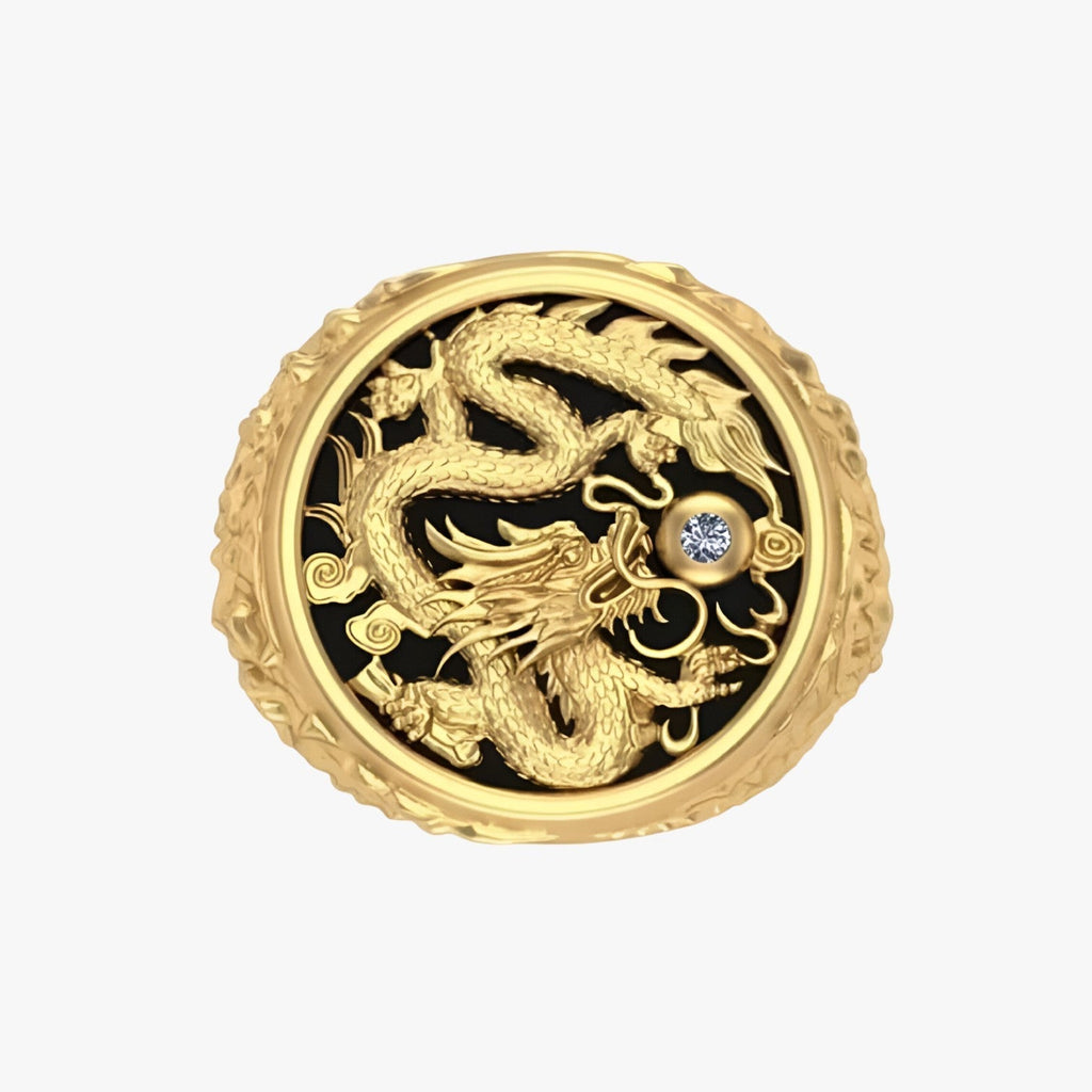 Goudkleurige drakenring, gewikkelde band