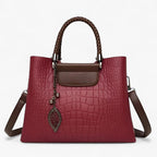 Soft Flexible Leather Two-Way Shoulder and Crossbody Bag