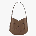 Soft Woven Leather Everyday Handbag in Six Colours