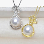 Choker met tashanger en imitatieparel