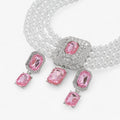 Multi-Layer Pearl Necklace and Earring Set