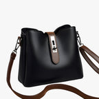 Soft PU Leather Clean-Lined Everyday Shoulder Bag