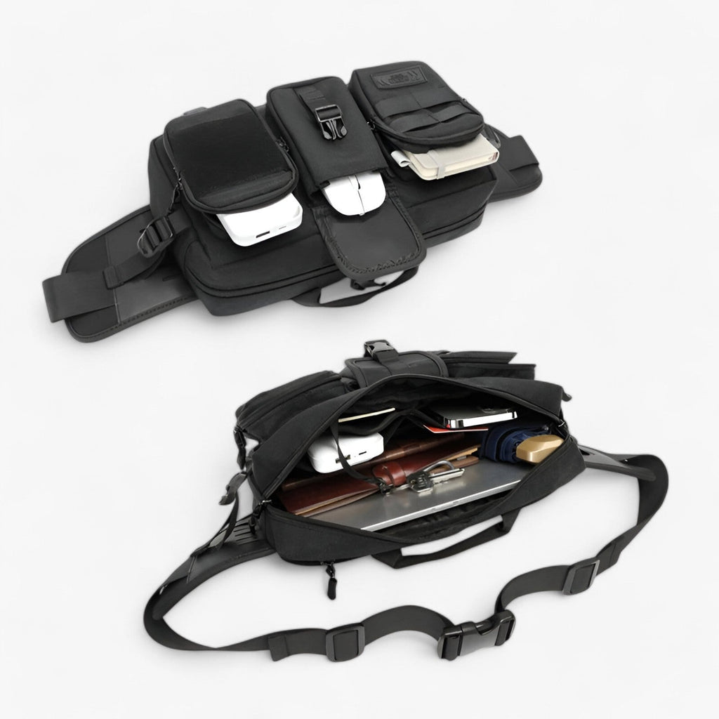 Anti-Theft Shoulder Bag with Built-In USB Charging Port