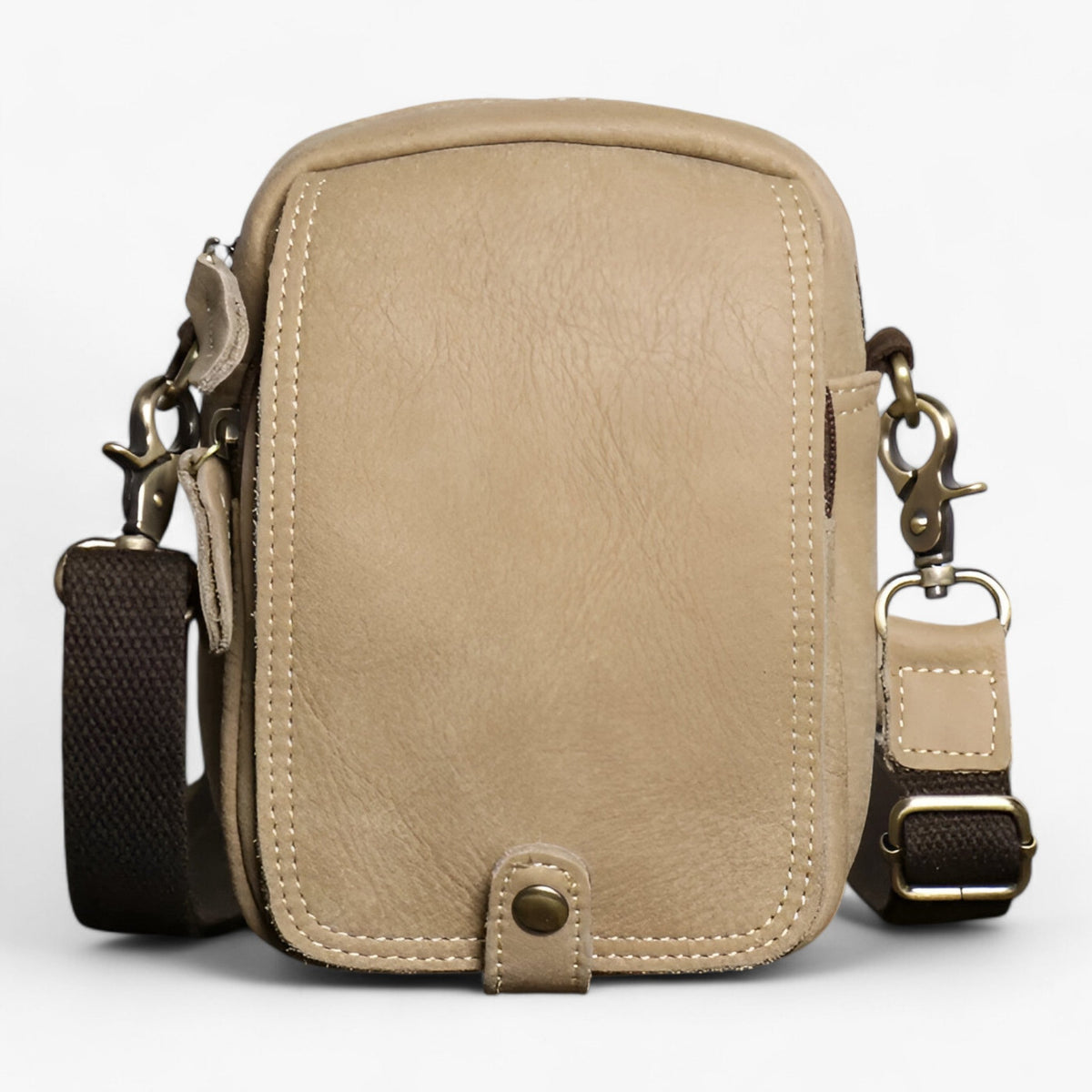 Lightweight Retro Ox Leather Commuter Bag