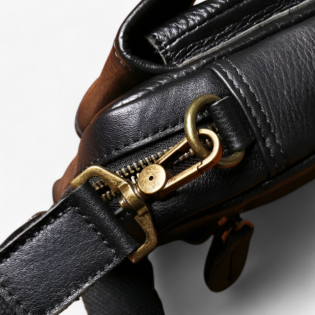 Men's Small Black Premium Everyday Shoulder Bag