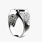Scorpion Ring in Silver-Tone Stainless Steel