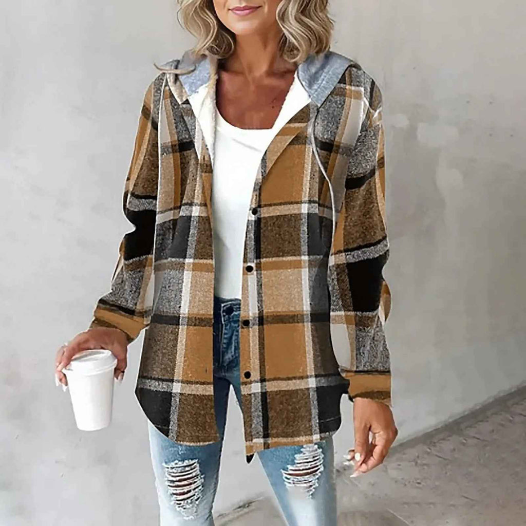 Slim Warm Jacket with a Feminine Line for Cold Days