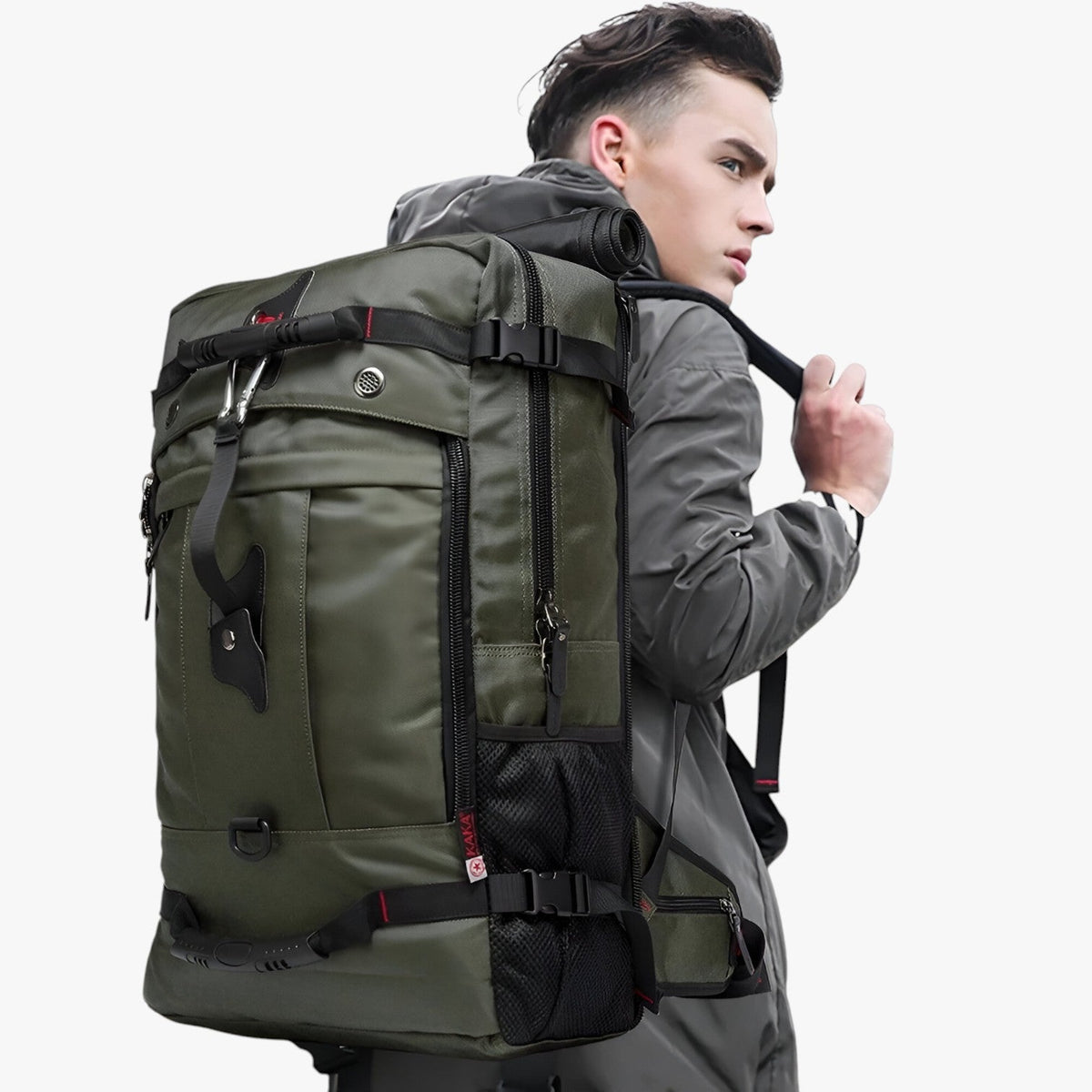 Strong Waterproof 50L Travel Backpack for Any Terrain