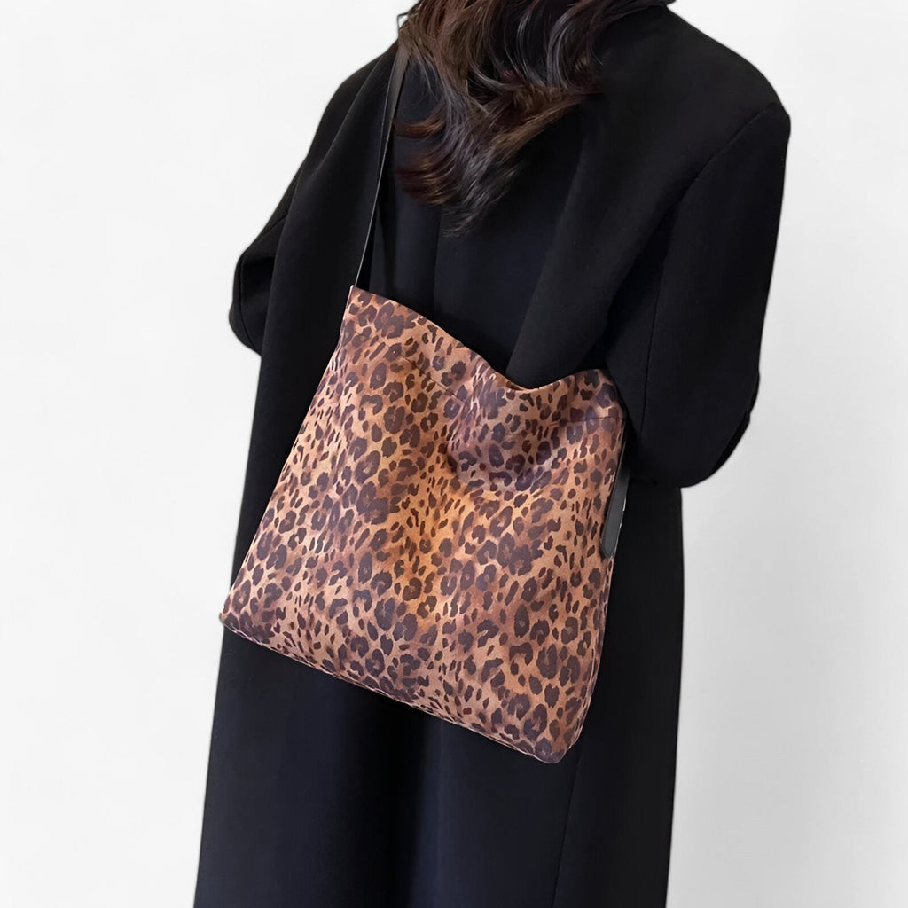 Classic Suede Leather Shoulder and Crossbody Bag