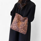 Classic Suede Leather Shoulder and Crossbody Bag