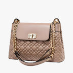 Soft Basket-Weave Adjustable Everyday Shoulder Bag