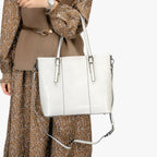 Spacious Leather Work Tote for Laptop and Documents