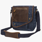 Vintage Waxed Canvas Anti-Theft Travel Shoulder Bag