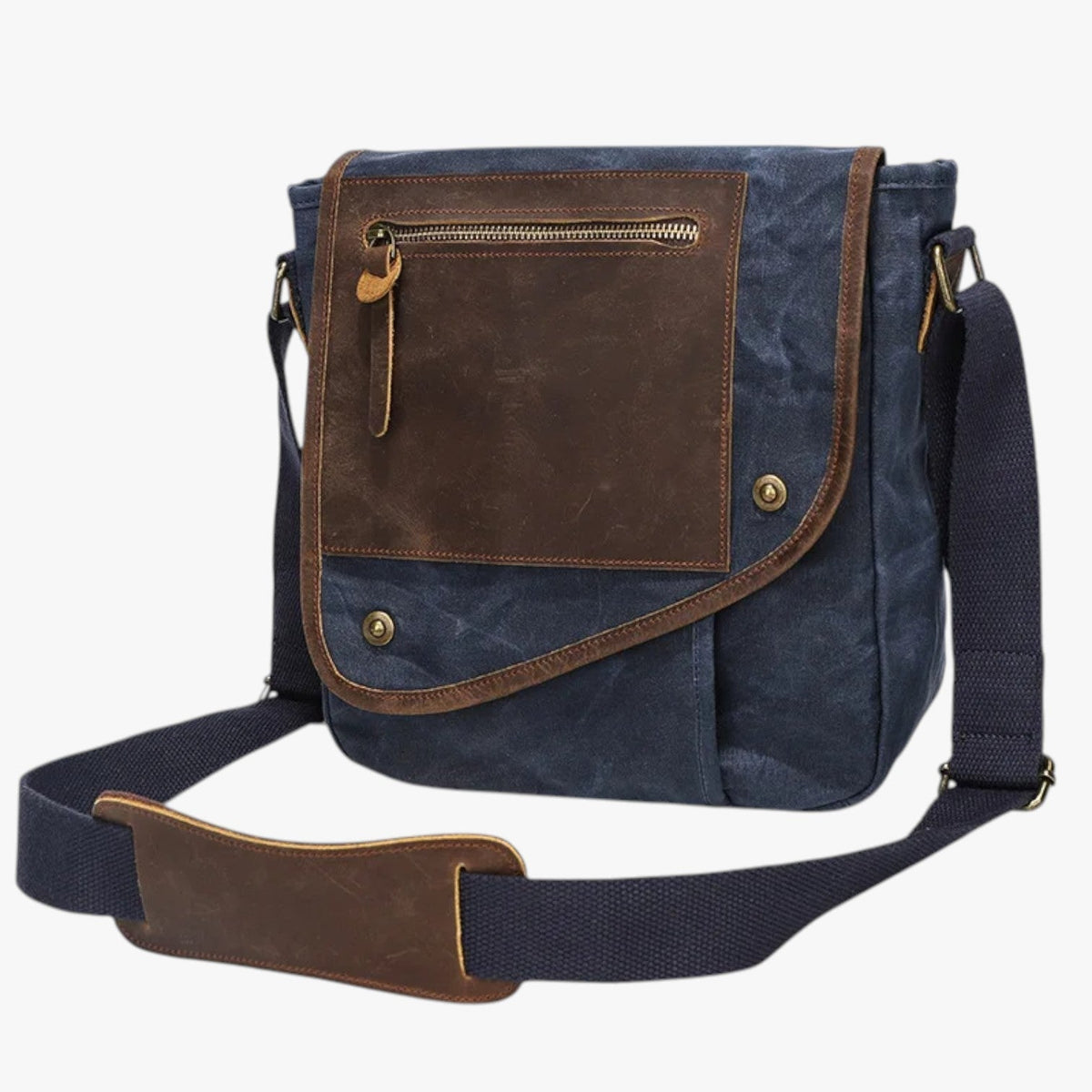 Vintage Waxed Canvas Anti-Theft Travel Shoulder Bag