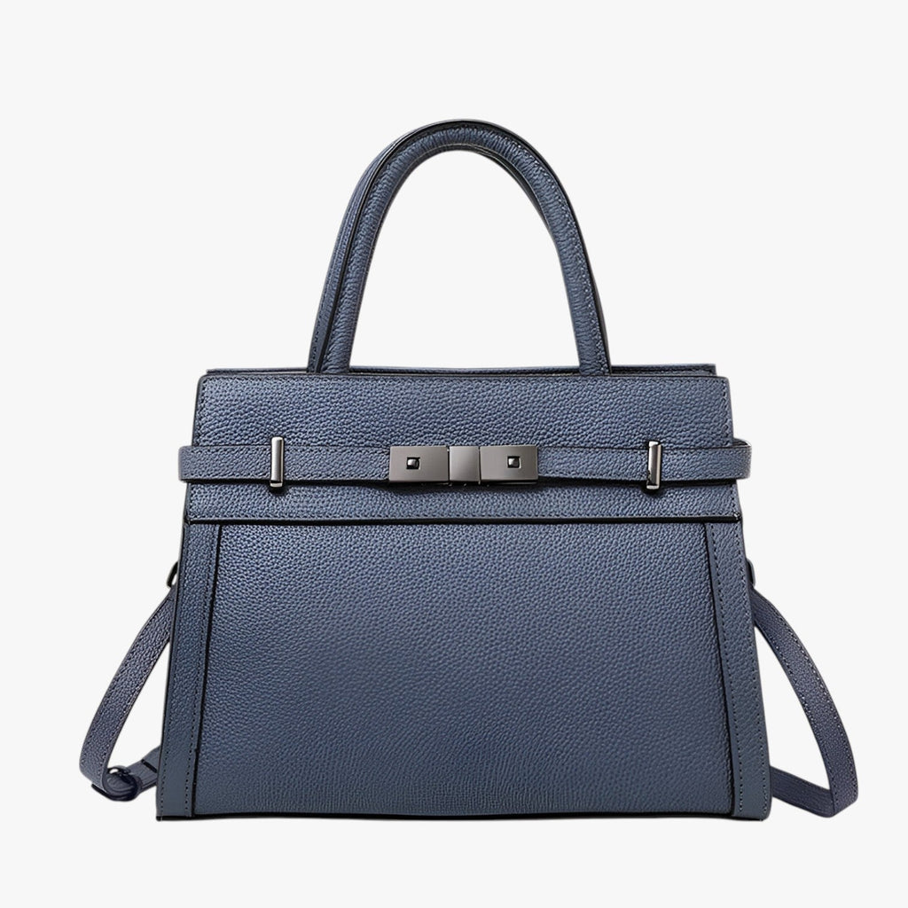 Genuine Cowhide Leather Slim Everyday Handbag