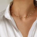 Sierlijke ketting met mini-parels