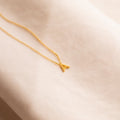Dainty Initial Letter Necklace
