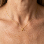 Dainty Initial Letter Necklace