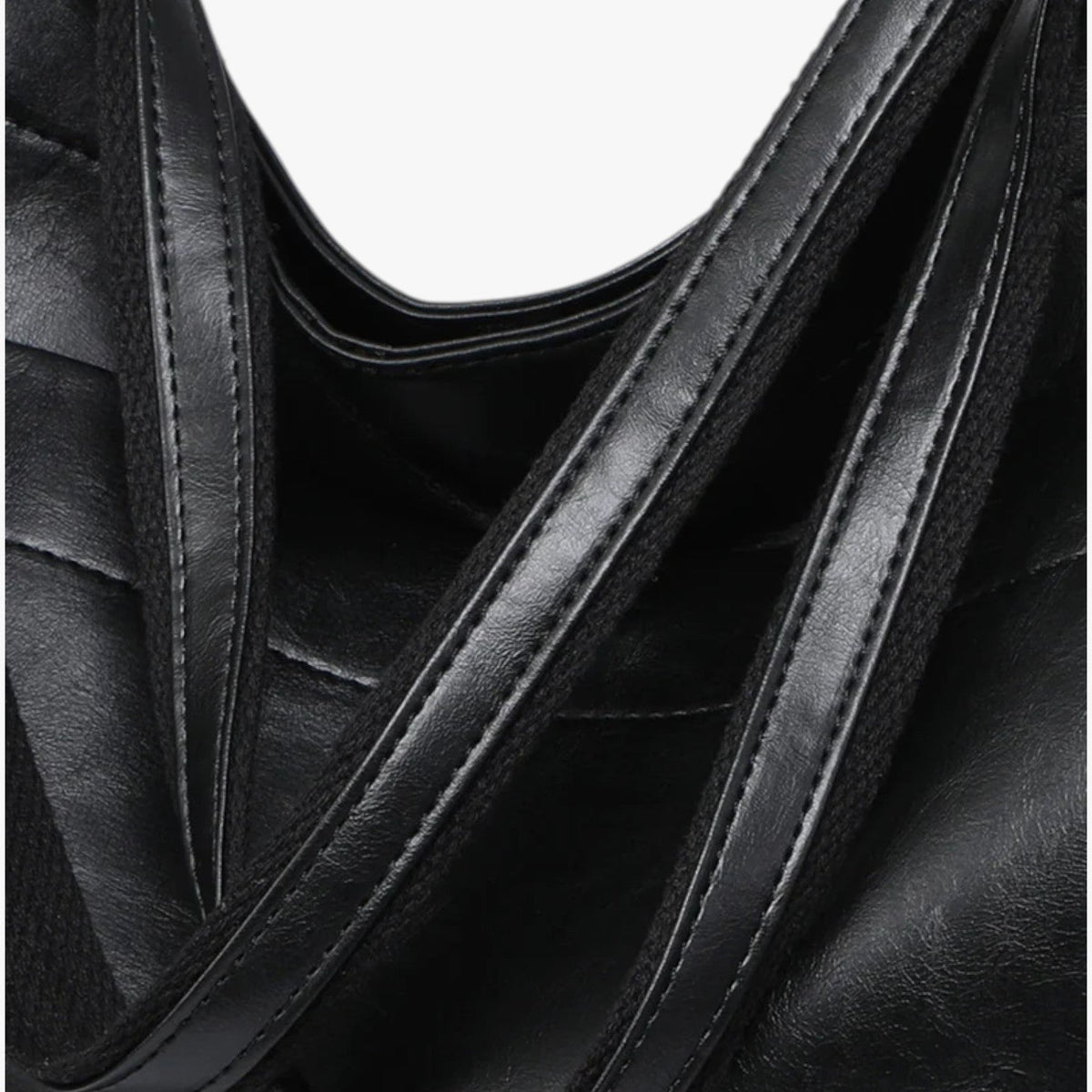 Everyday Leather Handbag with Snap Closure and Extra Space