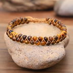 Tijgeroog-kralenarmband