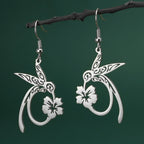 Stainless Steel Hummingbird Earrings