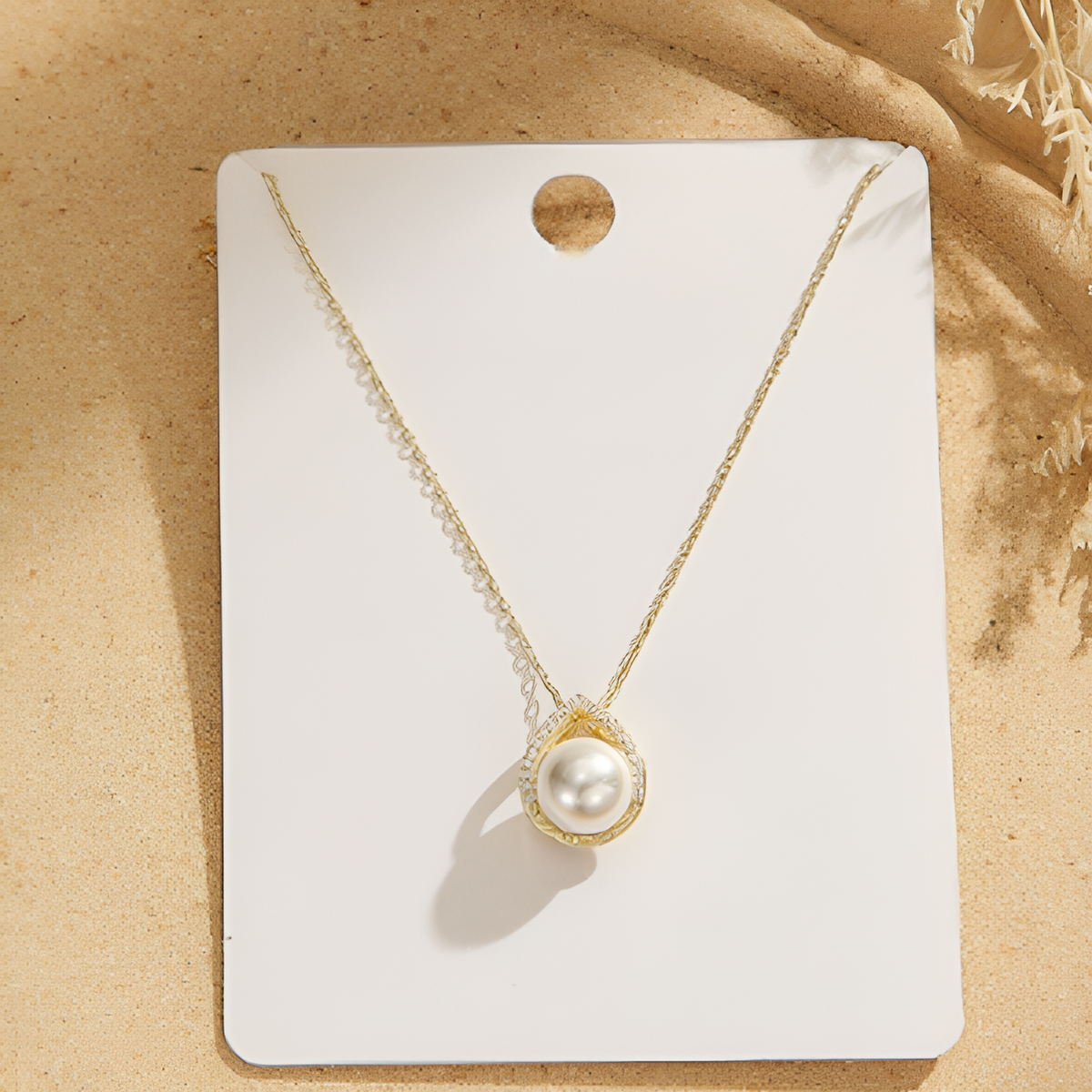 Pearl Drop Pendant Necklace