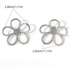 Sun-Inspired Petal Earrings in Three Finishes