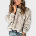 Retro Inspired Knit Jumper with a Loose Relaxed Silhouette