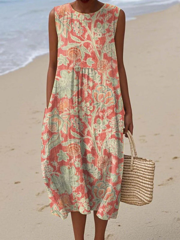 Midi Dress with a Comfortable Relaxed Everyday Fit