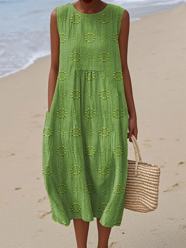 Midi Dress with a Comfortable Relaxed Everyday Fit