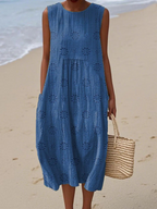 Midi Dress with a Comfortable Relaxed Everyday Fit