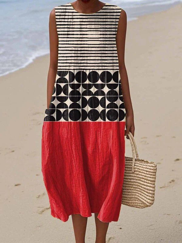 Midi Dress with a Comfortable Relaxed Everyday Fit