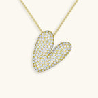 Pavé Bubble Initial Necklace