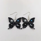 Sun, Moon and Butterfly Earrings