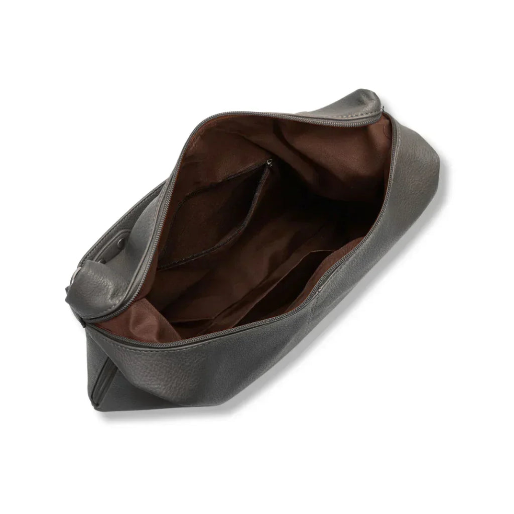Minimalist Smooth Vegan Leather Hobo Bag