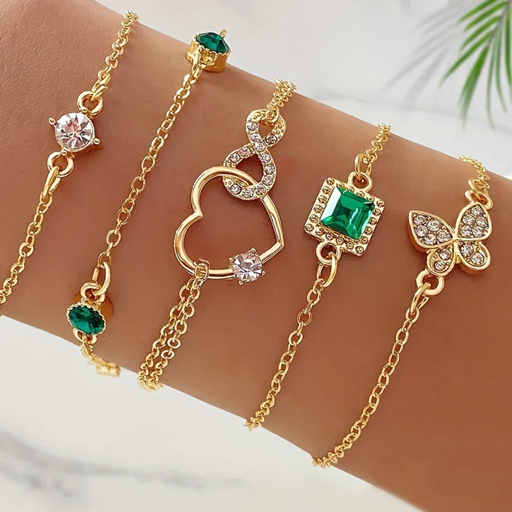 Five-Piece Infinity Bracelet Collection