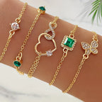 Five-Piece Infinity Bracelet Collection