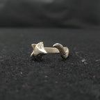Silver-Tone Fox Ring