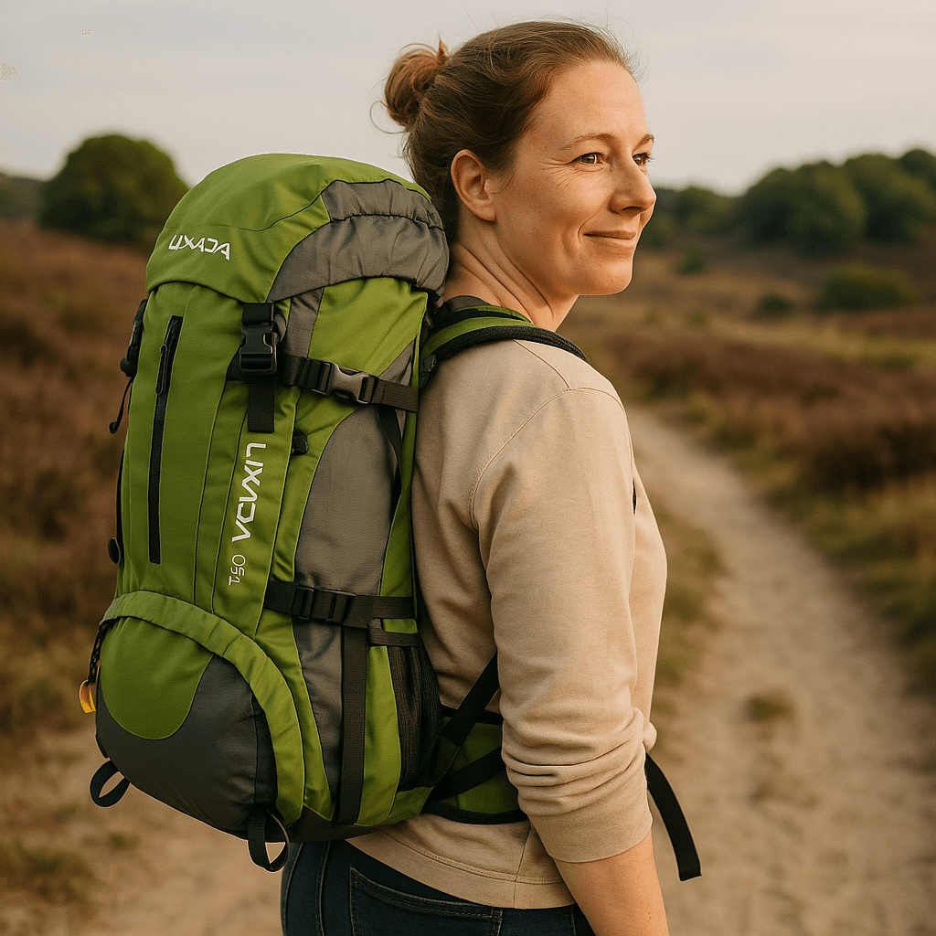 Waterproof 50-Litre Trekking and Camping Backpack