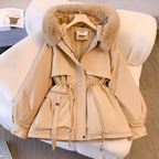 Padded Winter Jacket with a Wind and Water Repellent Finish