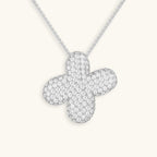 Pavé Bubble Initial Necklace